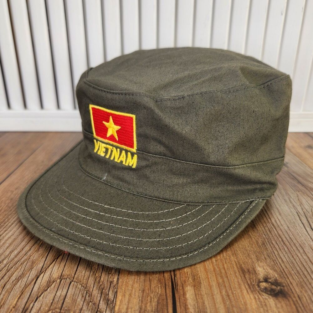 VTG Propper BDU Patrol Cap Vietnam Flag Patch Olive Green Military Cadet XXXL